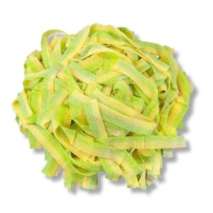 Dorval Sour Power Belts Pickle Flavor Unwrapped 6.6lb Bag Bulk